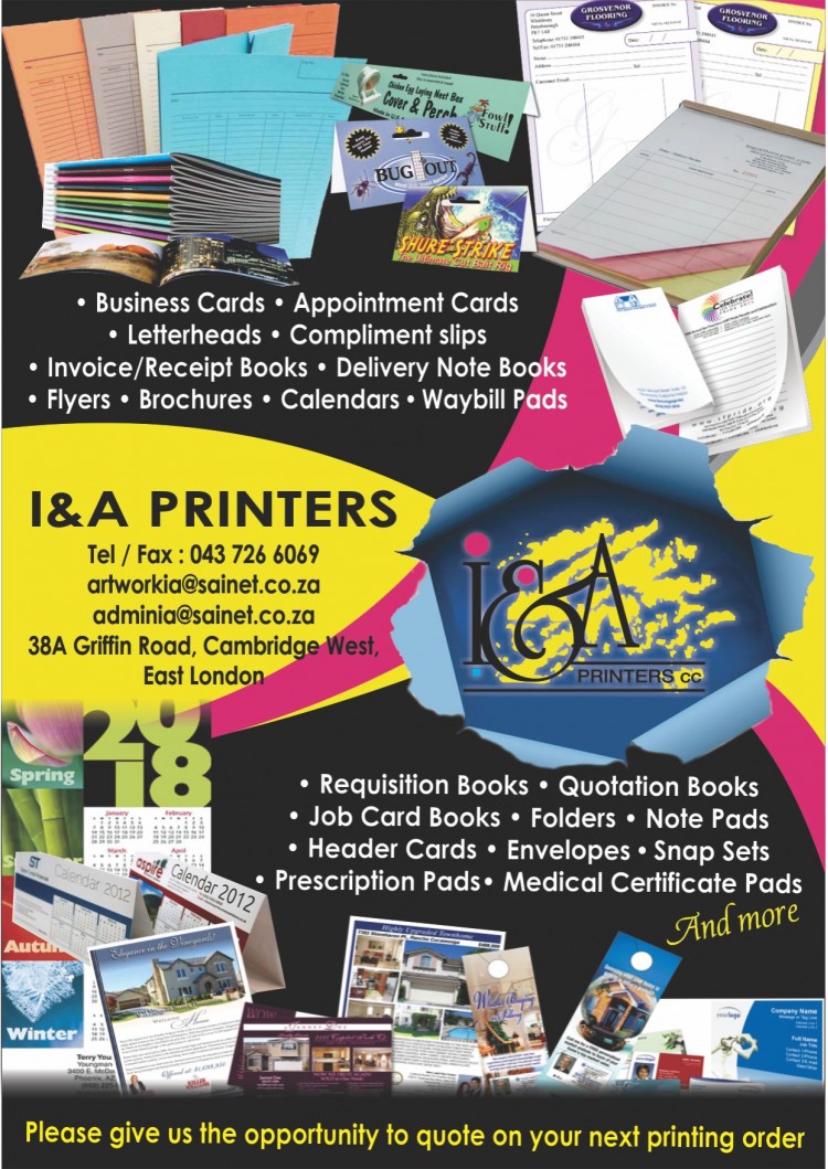 I&A Printers - Specials