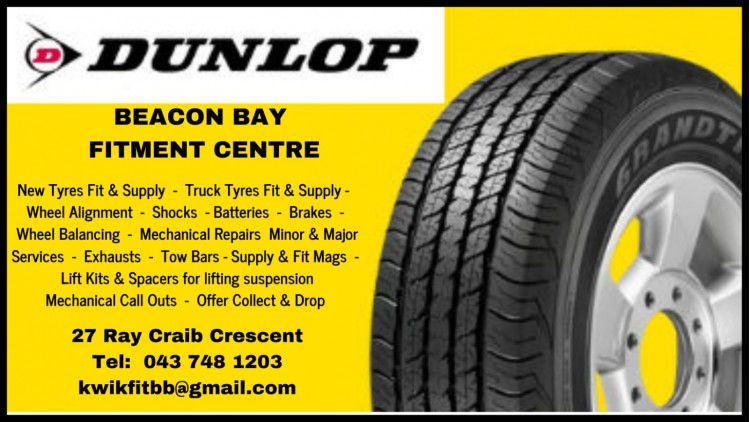 Beacon Bay Fitment Centre   (Dunlop Express) - Specials